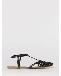 Anna F. - Suede Sandals - Lyst