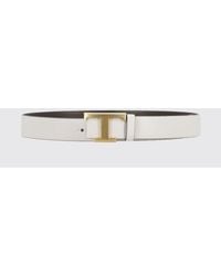 Tod's - T Timeless Reversible Leather Belt - Lyst