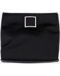 Roger Vivier - Trompette Strass Soft Clutch - Lyst