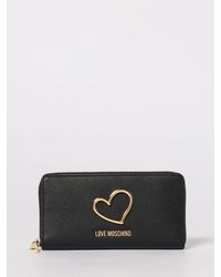 Love Moschino - Heart Faux Leather Wallet - Lyst