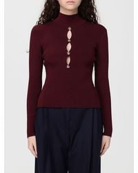 Self-Portrait - Viscose Blend Turtleneck Sweater - Lyst