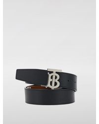 Burberry - Reversible Tb Leather Belt - Lyst