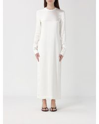 TOTEME - Viscose Midi Dress - Lyst