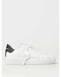 Golden Goose - Sneakers Pure New in pelle con logo - Lyst