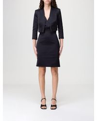 Elisabetta Franchi - Duchesse Dress With Crop Jacket - Lyst