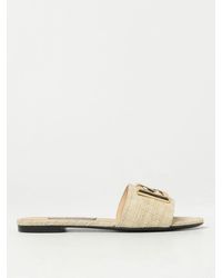 Dolce & Gabbana - Flat Sandals - Lyst