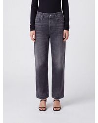 Haikure - Vaqueros Cropped De Pernera Recta Betty En Denim De Algodón - Lyst