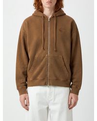 CAMPERLAB - Relaxed Fit Cotton Zip-Up Hoodie With Dropped Shoulders And Kangaroo Pocket - Lyst