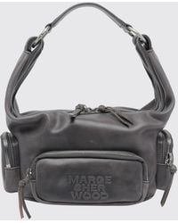 Marge Sherwood - Smooth Calfskin Leather Hobo Bag With Double Zip Closure - Lyst