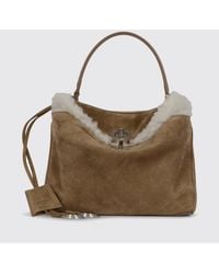 Balenciaga - Rodeo Mini Shearling Handbag With Removable Shoulder Strap - Lyst