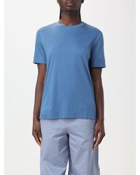 Max Mara - T-shirt basic in cotone - Lyst