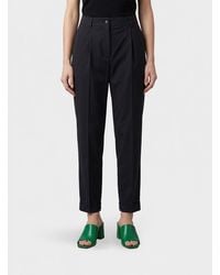 Kiton - Cotton Blend Tailored Trousers - Lyst