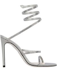 Rene Caovilla Women's Heeled Sandals - Metallic