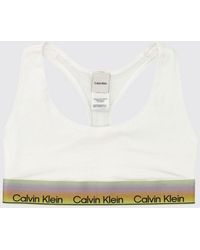 Calvin Klein - Cotton And Modal Blend Bralette With Racerback - Lyst