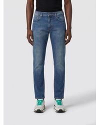 Incotex - Slim Fit Cotton Denim Jeans - Lyst