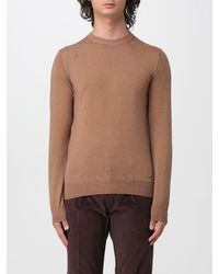Brooksfield - Shawl Collar Ribbed Wool Cardigan With Buttons - Lyst