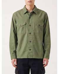Filson - Long-Sleeved Casual Cotton Shirt With Flap Pockets - Lyst