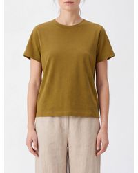 KHAITE - Crewneck Short-Sleeved T-Shirt - Lyst
