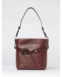 Pinko - Belt Bag Leather Bucket Bag With Micro Studs - Lyst
