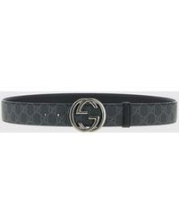 Gucci - Reversible Gg Synthetic Leather Belt - Lyst