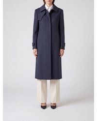 Tagliatore - Single-Breasted Virgin Wool And Cashmere Coat - Lyst
