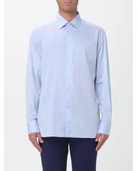 ZEGNA - Classic Stretch Poplin Shirt - Lyst