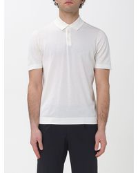 Drumohr - Cotton Polo Shirt - Lyst