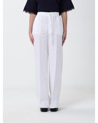 Twinset - Linen Palazzo Trousers - Lyst