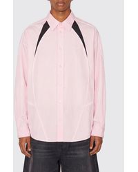 Acne Studios - Relaxed Fit Cotton Poplin Shirt With French Collar - Lyst