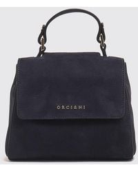 Orciani - Sveva Mini-Handtasche Aus Nubukleder Mit Klappenverschluss - Lyst