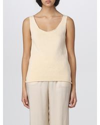 Aspesi - Top Con Cuello Redondo - Lyst