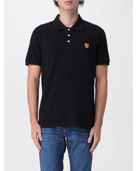 Maison Kitsuné - Maison Kitsun&Eacute Cotton Polo Shirt With Logo - Lyst