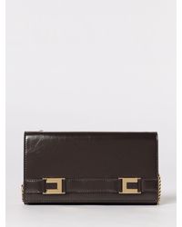 Elisabetta Franchi - Faux Leather Wallet Bag - Lyst