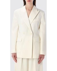 Anine Bing - Double-Breasted Wool Blend Blazer - Lyst