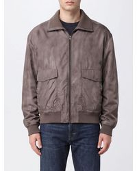MM6 by Maison Margiela - Nylon Bomber Jacket With Classic Collar And Dropped Shoulders - Lyst