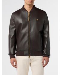 Billionaire - Nappa Leather Bomber Jacket - Lyst