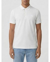 Burberry - Cotton Polo Shirt With Ekd Logo - Lyst