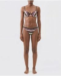 Missoni - Viscose Blend Zig-Zag Bikini - Lyst