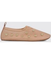 Chloé - Chlo&Eacute Rita Canvas Ballerinas With Studs - Lyst