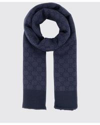 Gucci - Jacquard Gg Wool And Silk-Blend Scarf - Lyst