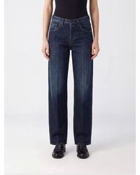 Dondup - Vaqueros Anchos Jacklin De De Talle Medio En Denim De Algodón - Lyst
