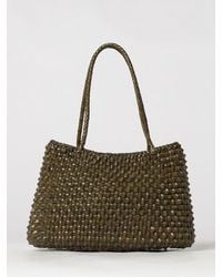 Dragon Diffusion - S. Croce Cactus Hand-Woven Leather Shoulder Bag - Lyst