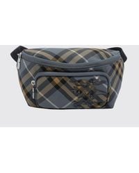 Burberry - Check Print Twill Belt Bag - Lyst