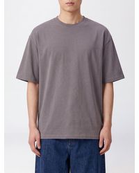 Thom Krom - Relaxed Fit Cotton And Modal T-Shirt With Dropped Shoulders - Lyst
