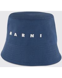 Marni - Cotton Bucket Hat With Contrast Logo - Lyst