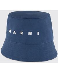 Marni - Cotton Bucket Hat With Contrast Logo - Lyst