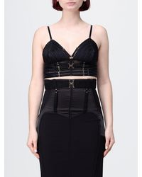 Elisabetta Franchi - Cropped Jersey Top - Lyst