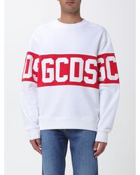 Gcds - Cotton Logo Crewneck Sweatshirt - Lyst