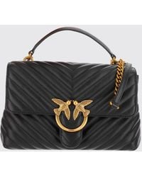 Pinko - Lady Love Bag Puff Quilted Chevron Nappa - Lyst