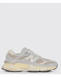 New Balance - 9060 Suede And Mesh Sneakers - Lyst